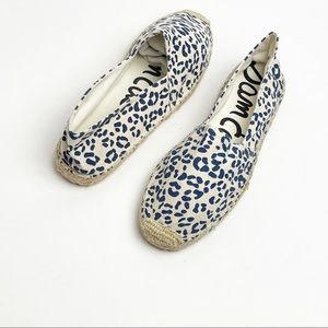 SAM EDELMAN Verona Animal Print Espadrilles Slip Shoes, Size 8